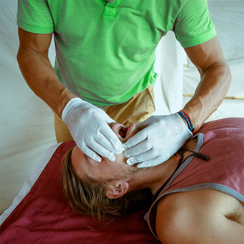 Manuelle Therapuie Kiefergelenk